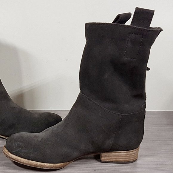 Alberto Fermani Umbria Slouch Boot, Brown Suede, Womens Size 5.5 / 35.5 - Picture 6 of 10